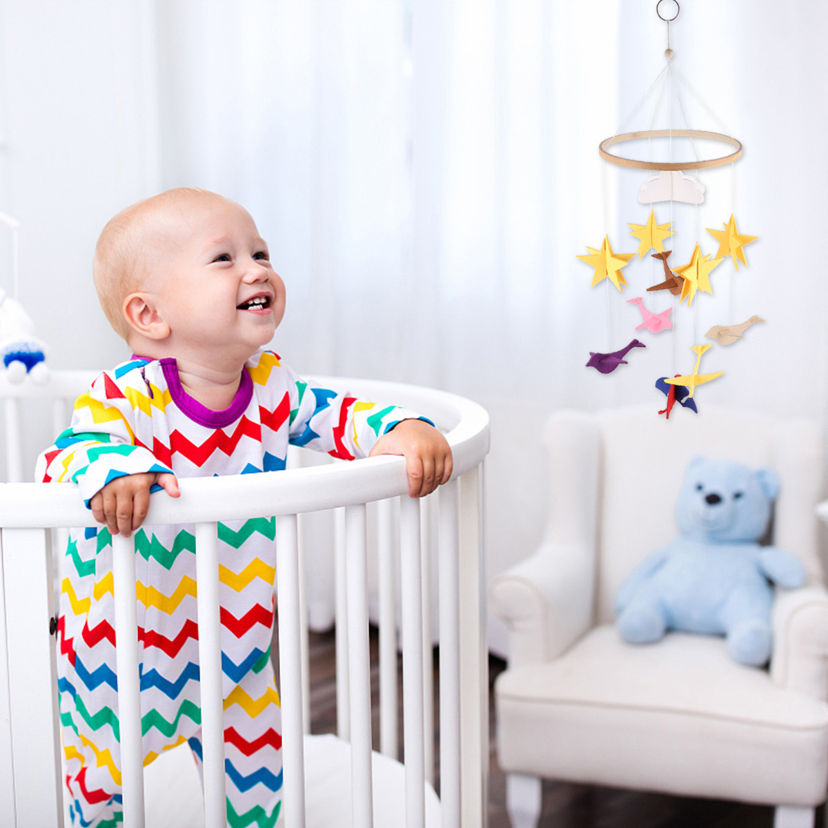 Baby Nursery Colors - 1 Pezzo Ornamento da Appendere per