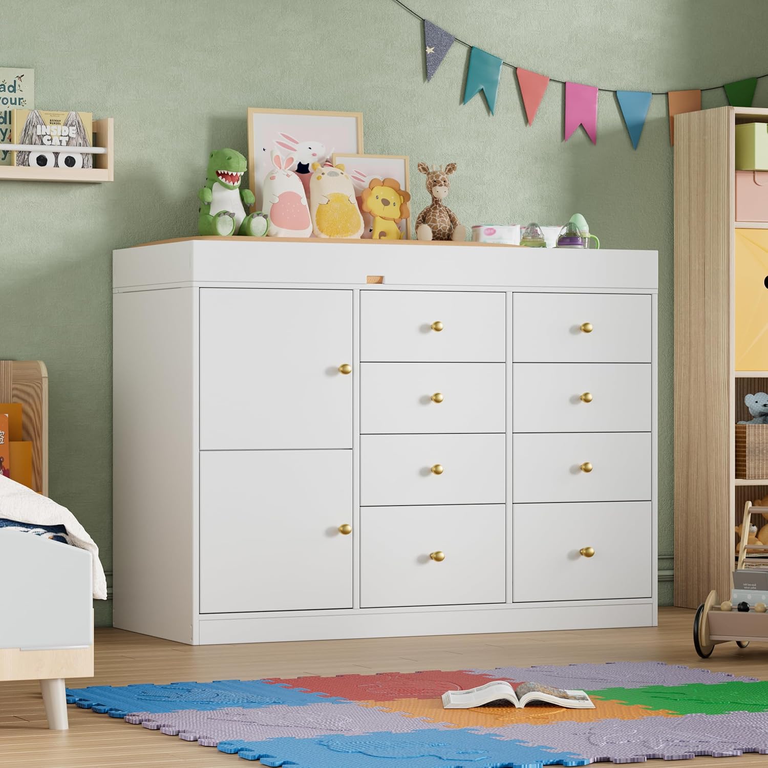 Baby Nursery Drawers - Comò Fasciatoio, Comò Classico per Neonati