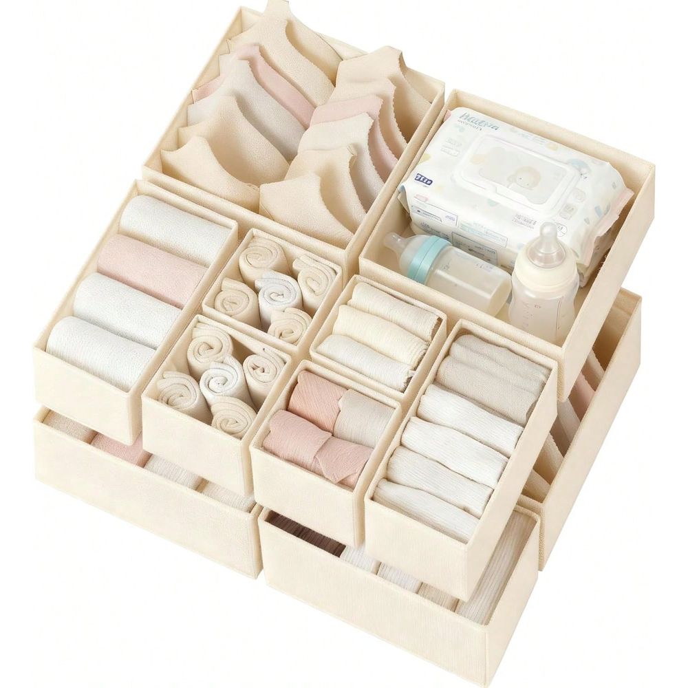 Baby Nursery Drawers - Set di 12 Pezzi Organizzatori per