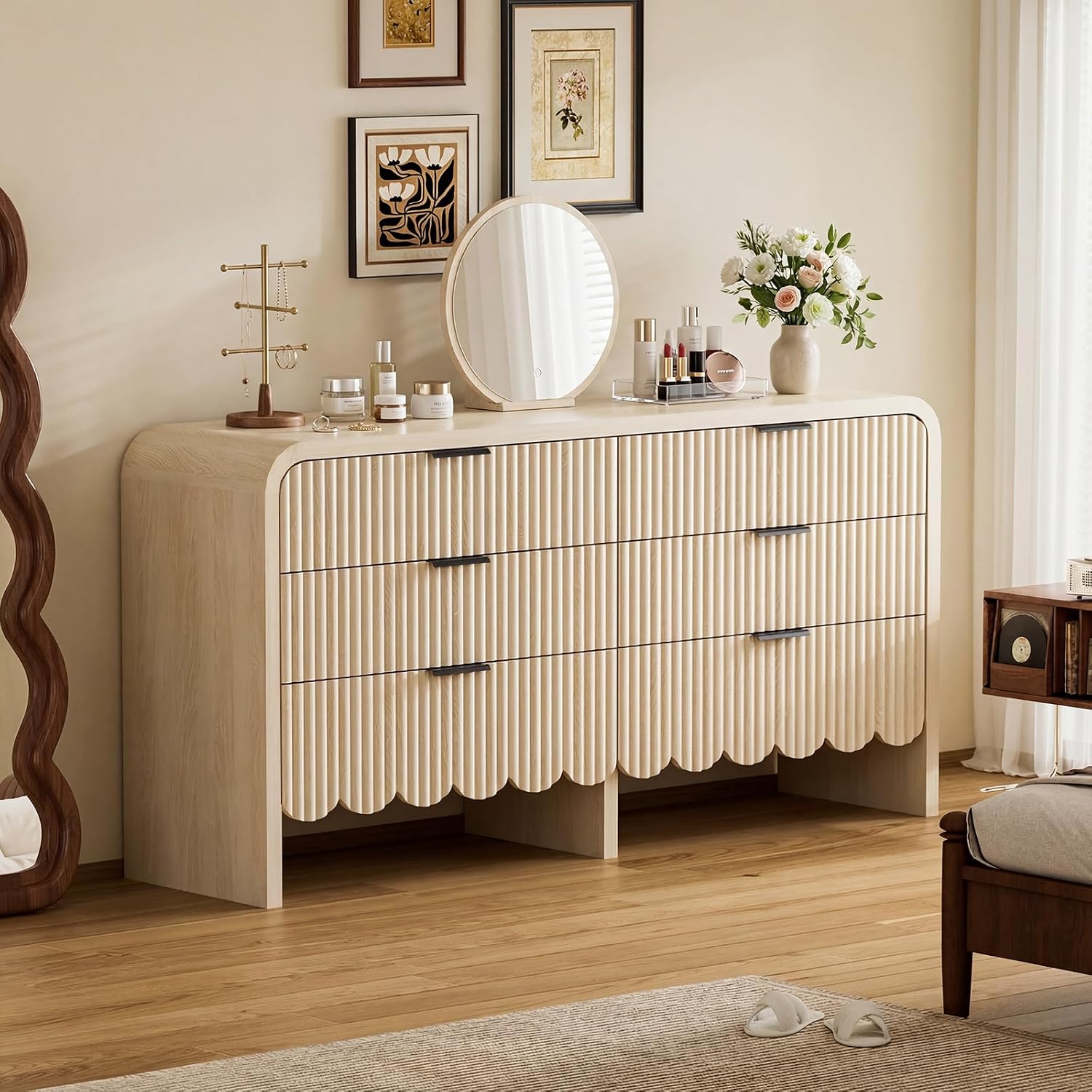 Baby Nursery Drawers - Comò in legno a 6 cassetti