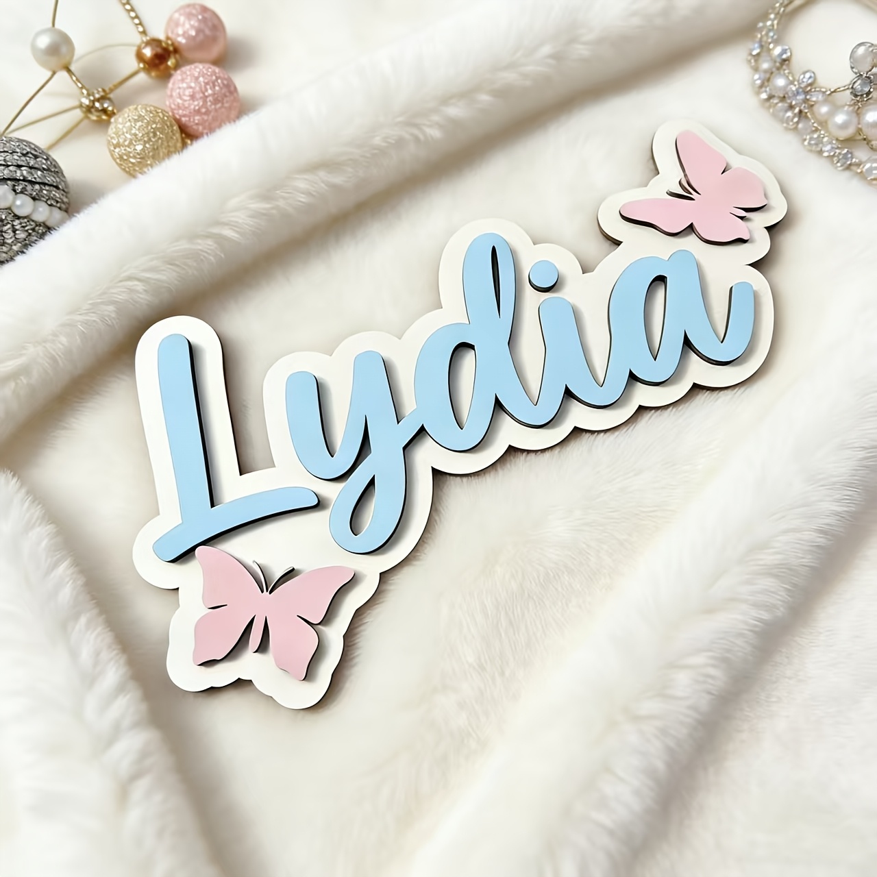 Baby Nursery Decorations - Targa Personalizzata per Camera con Nome