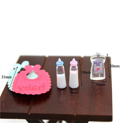Baby Nursery Kit - Set di bavaglini per shampoo, biberon