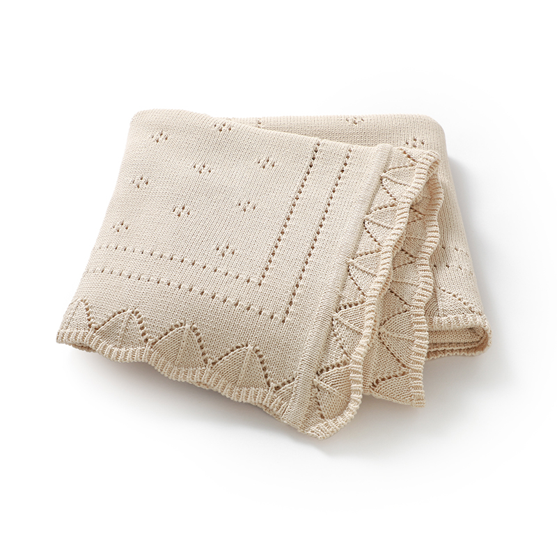 Baby Girl Nursery Quilt - Coperte per Neonati in Cotone Lavorato