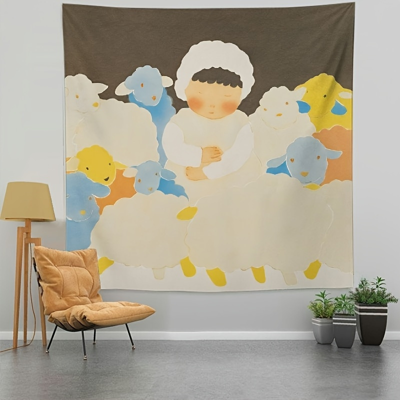 Baby Nursery Colors - Affascinante arazzo per la cameretta dei