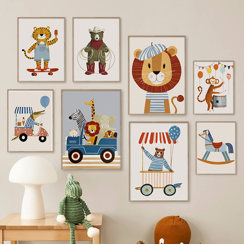 Baby Nursery Wall Art - Divertenti Poster e Stampe su Tela