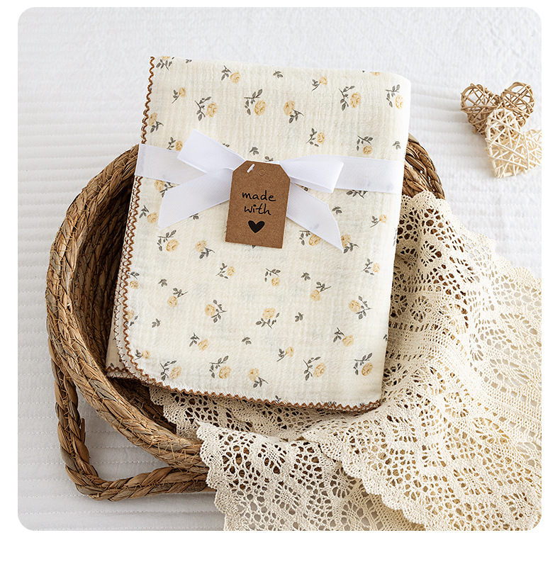 Baby Girl Nursery Quilt - Coperta estiva per neonati 100*130 cm,