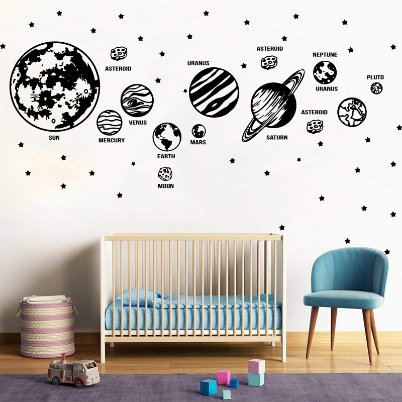 Baby Nursery Package - Grandi pianeti sistema solare Space Star