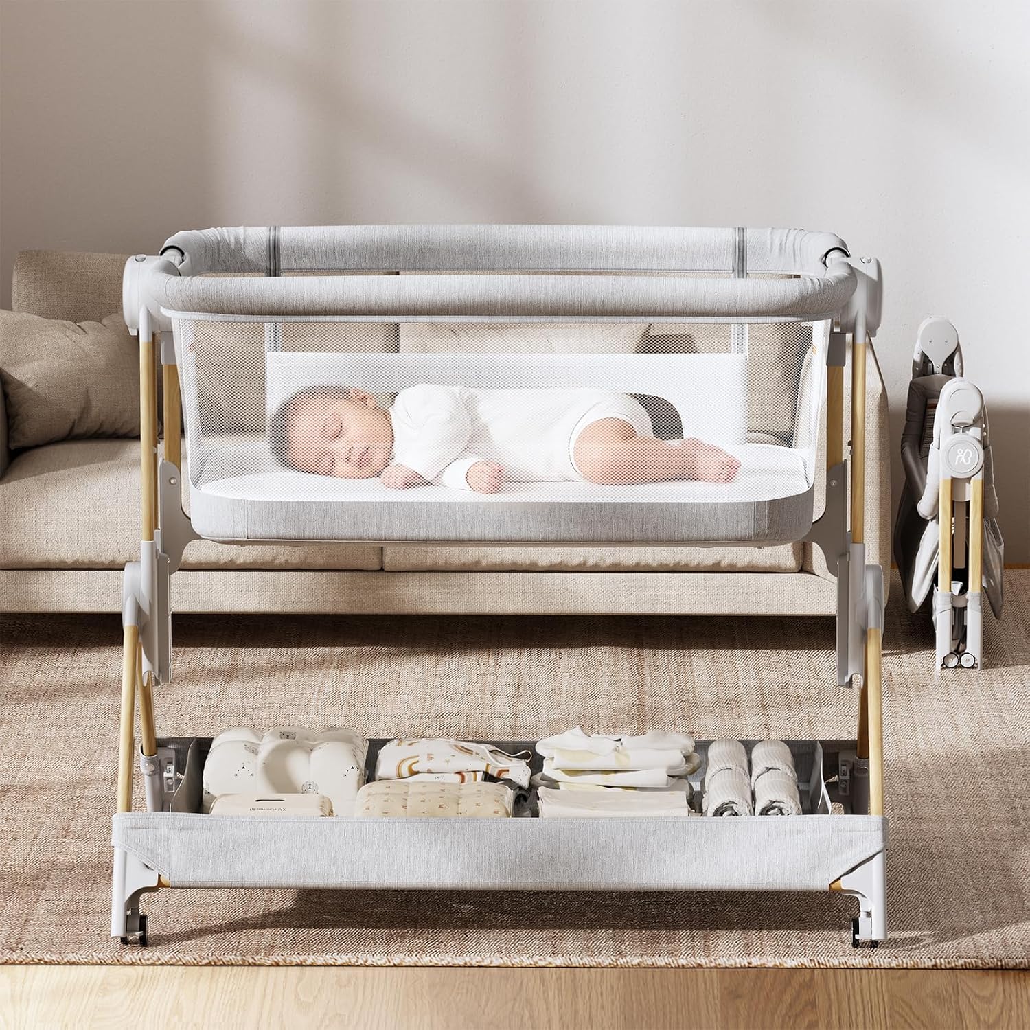 Bassinet Bedside Sleeper - Culla da Comodino 3 in 1