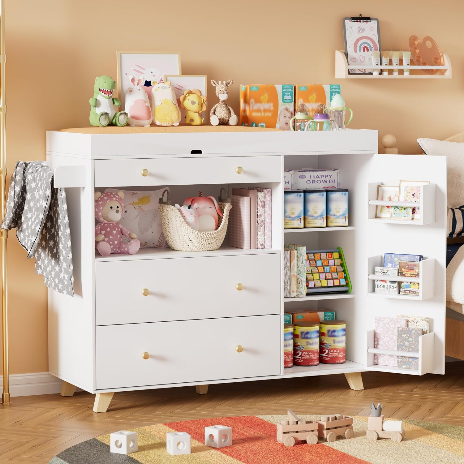 Fasciatoio per neonati, modern - Baby Nursery Drawers recensione e prezzo
