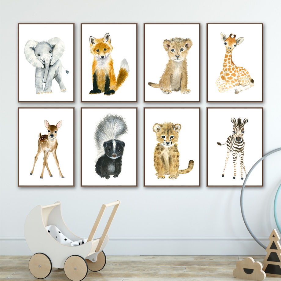 Elefante Volpe Zebra Giraffa L - Baby Zebra Nursery recensione e prezzo