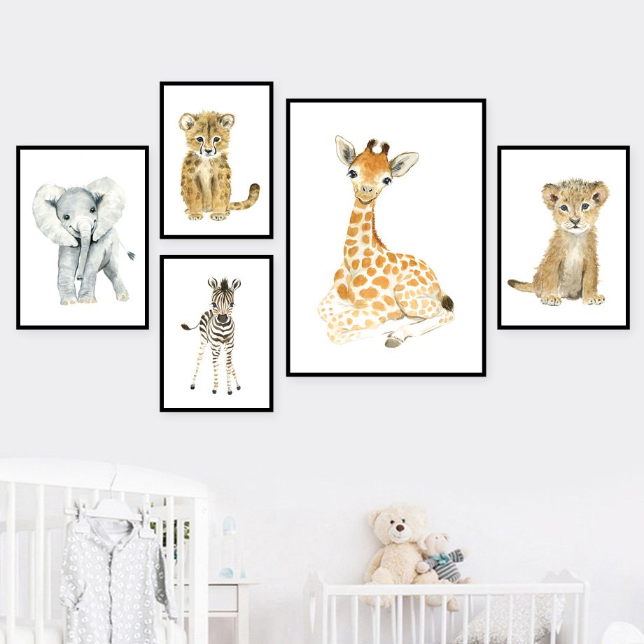 Elefante Volpe Zebra Giraffa L - Baby Zebra Nursery recensione e prezzo