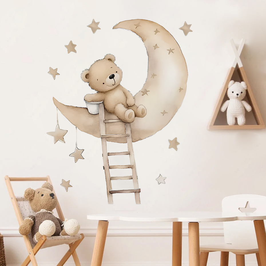 Simpatico orso stella nuvola a - Baby Girl Nursery Quotes recensione e prezzo