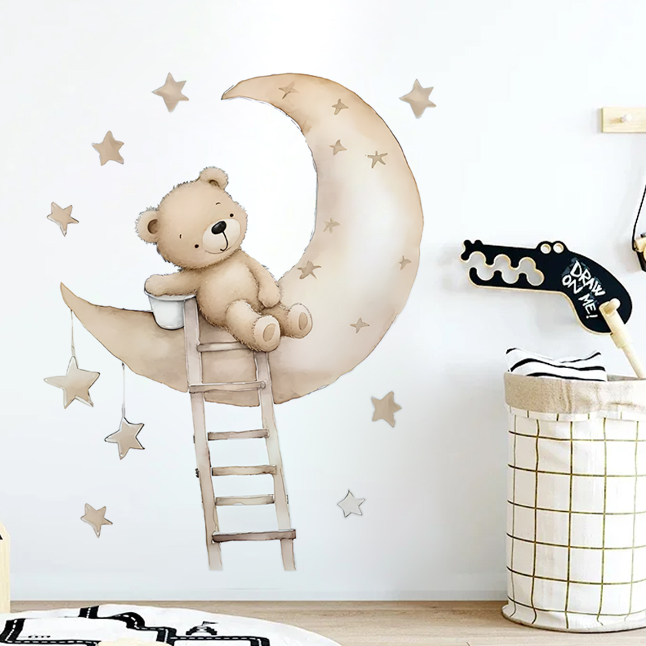 Simpatico orso stella nuvola a - Baby Girl Nursery Quotes recensione e prezzo