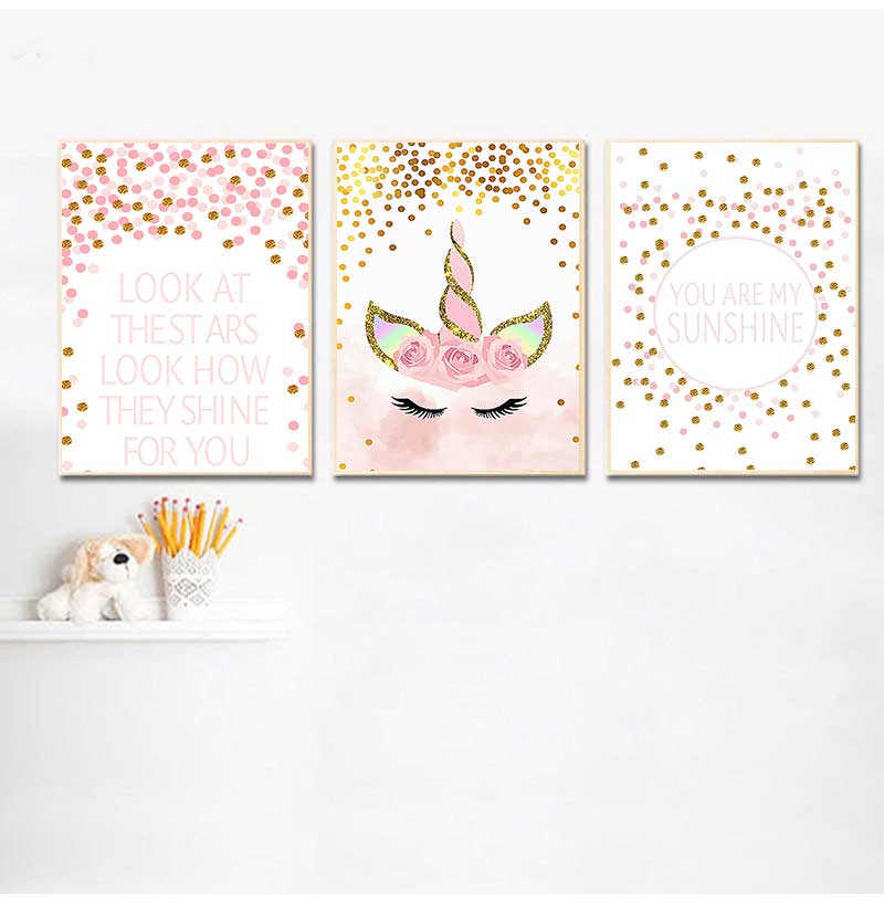 Quadro Decorativo per Camerett - Baby Girl Nursery Quotes recensione e prezzo
