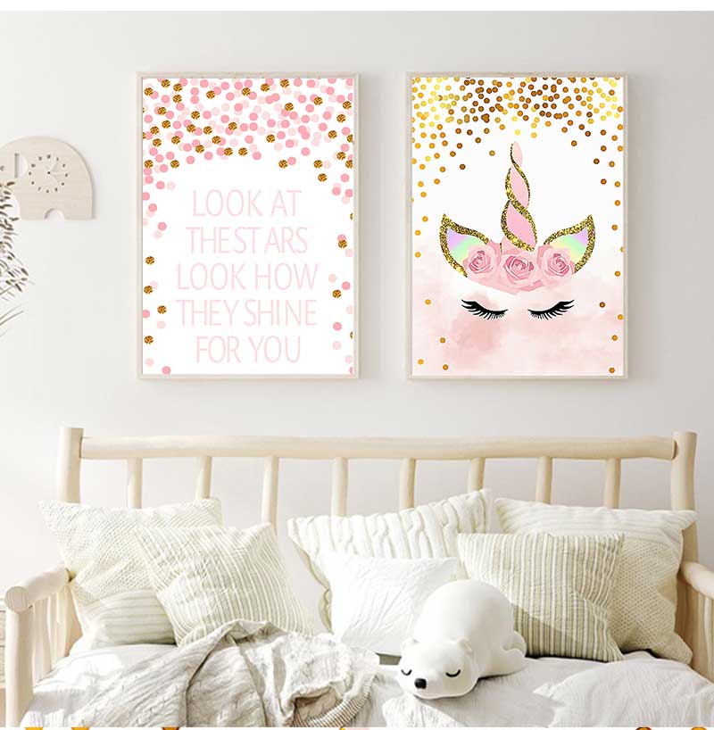 Quadro Decorativo per Camerett - Baby Girl Nursery Quotes recensione e prezzo