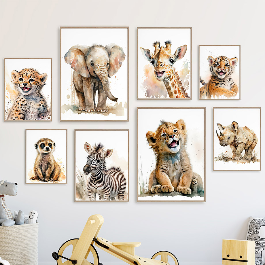 Quadri su Tela con Animali del - Baby Zebra Nursery recensione e prezzo