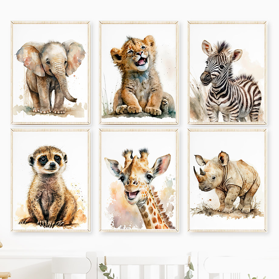 Quadri su Tela con Animali del - Baby Zebra Nursery recensione e prezzo