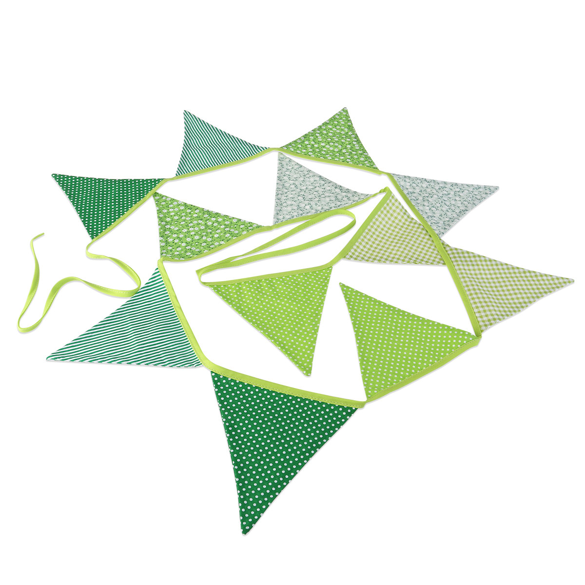 12 Bandierine Triangolari Verd - Baby Nursery Bunting recensione e prezzo