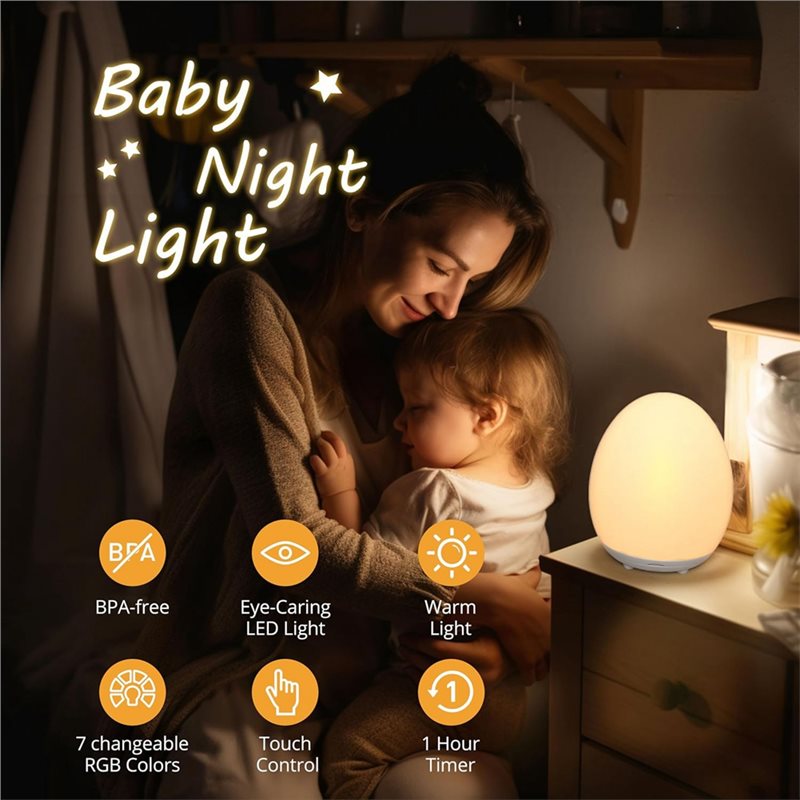 Lampada notturna a LED AB34 pe - Baby Nursery Colors recensione e prezzo