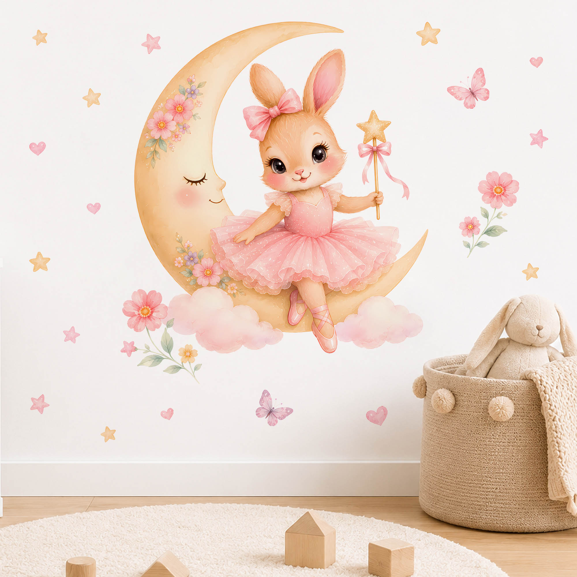 Adesivi Murali Acquerello Ball - Baby Girl Nursery Quotes recensione e prezzo