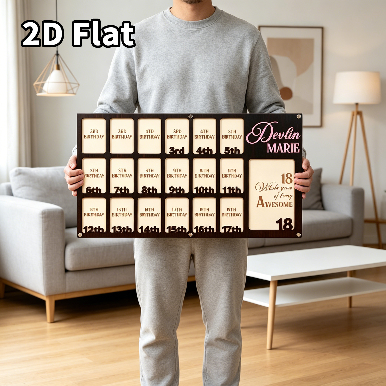 Cornice Portafoto in Legno Per - Baby Nursery Decorations recensione e prezzo
