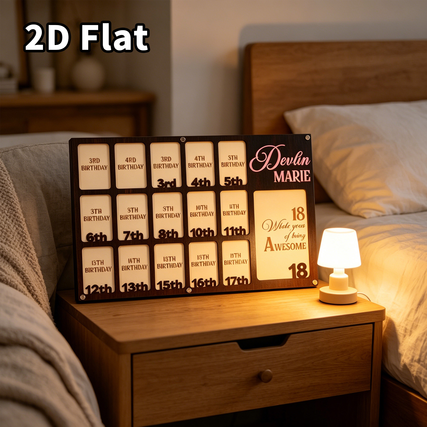 Cornice Portafoto in Legno Per - Baby Nursery Decorations recensione e prezzo