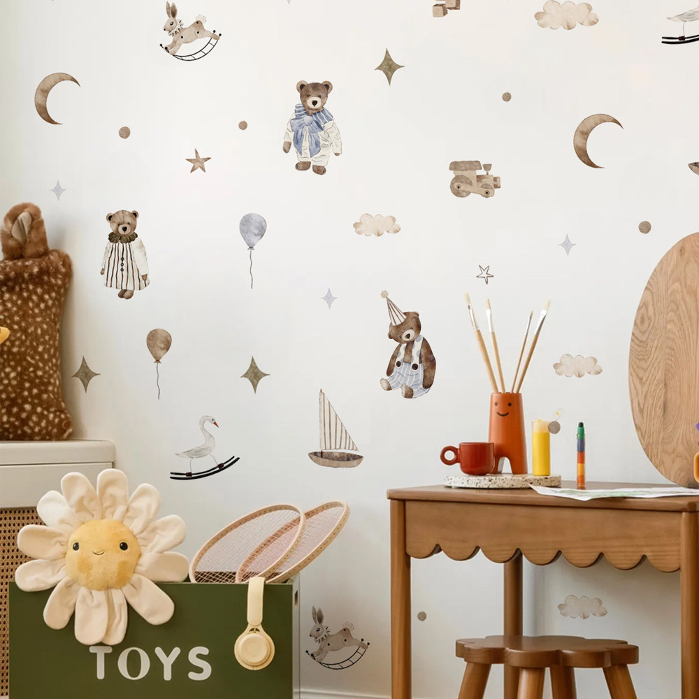 Adesivi Murali Boho Vintage co - Baby Nursery Wallpaper Neutral recensione e prezzo