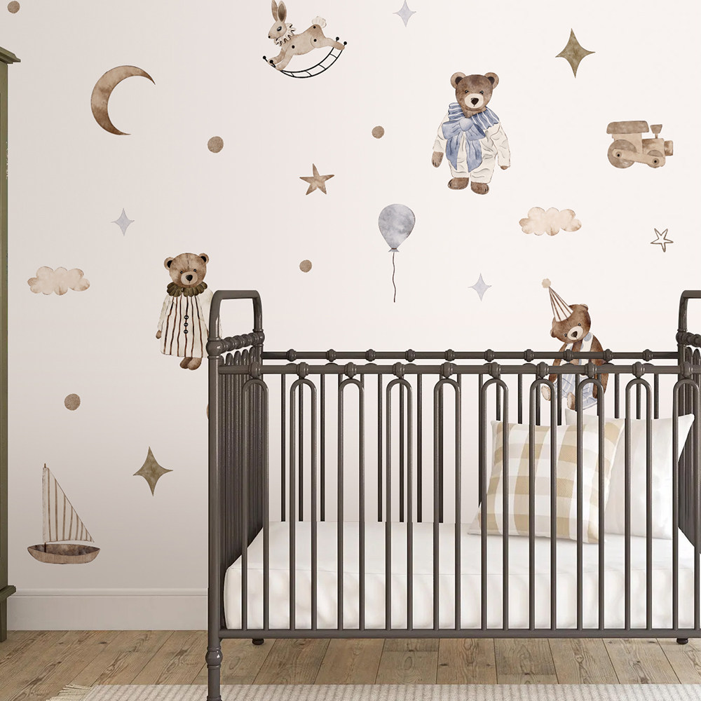 Adesivi Murali Boho Vintage co - Baby Nursery Wallpaper Neutral recensione e prezzo