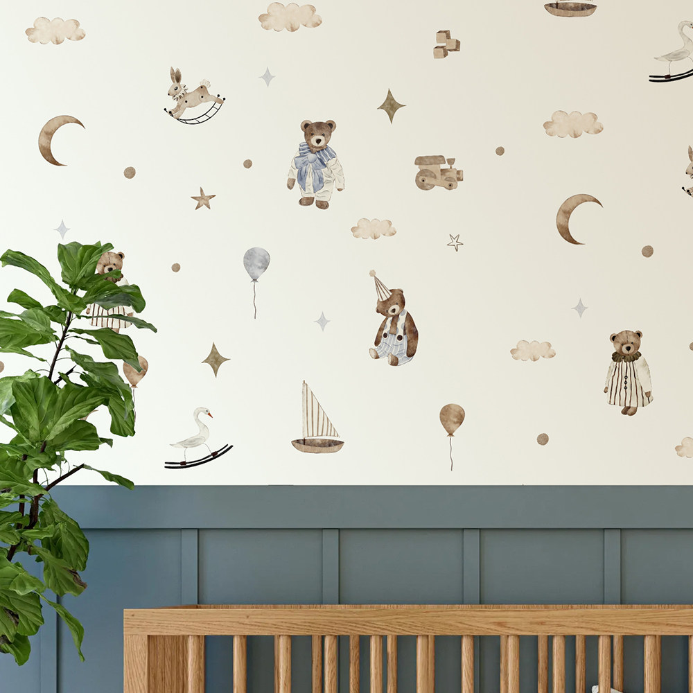 Adesivi Murali Boho Vintage co - Baby Nursery Wallpaper Neutral recensione e prezzo
