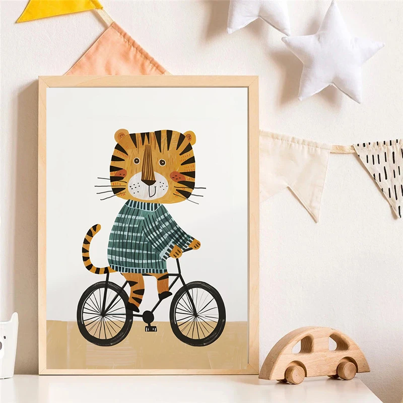Cane Aereo Leone in Auto Anima - Baby Nursery Wall Art recensione e prezzo