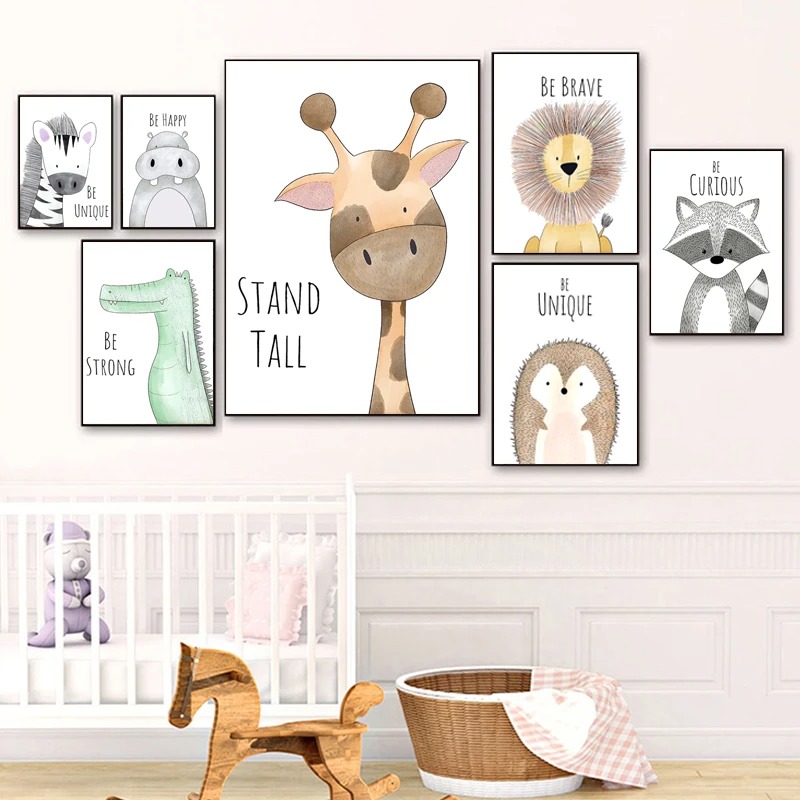 Quadro su tela con animali dei - Baby Zebra Nursery recensione e prezzo