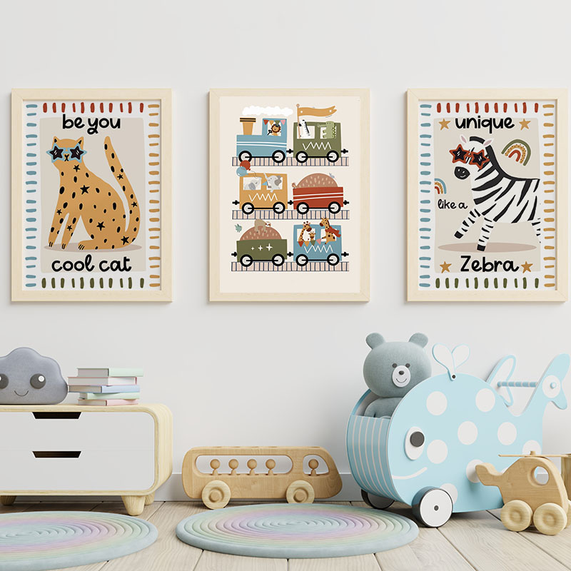 1 pz Quadro Senza Cornice con  - Baby Zebra Nursery recensione e prezzo