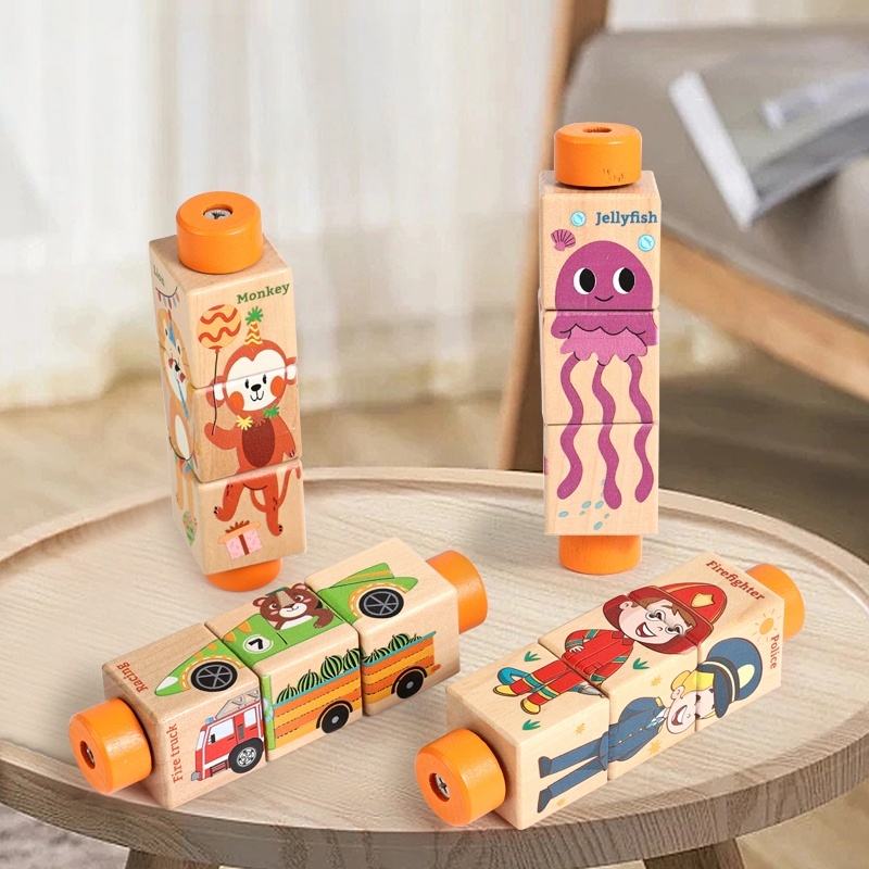 Puzzle rotante in legno per ba - Baby Nursery Mobile recensione e prezzo
