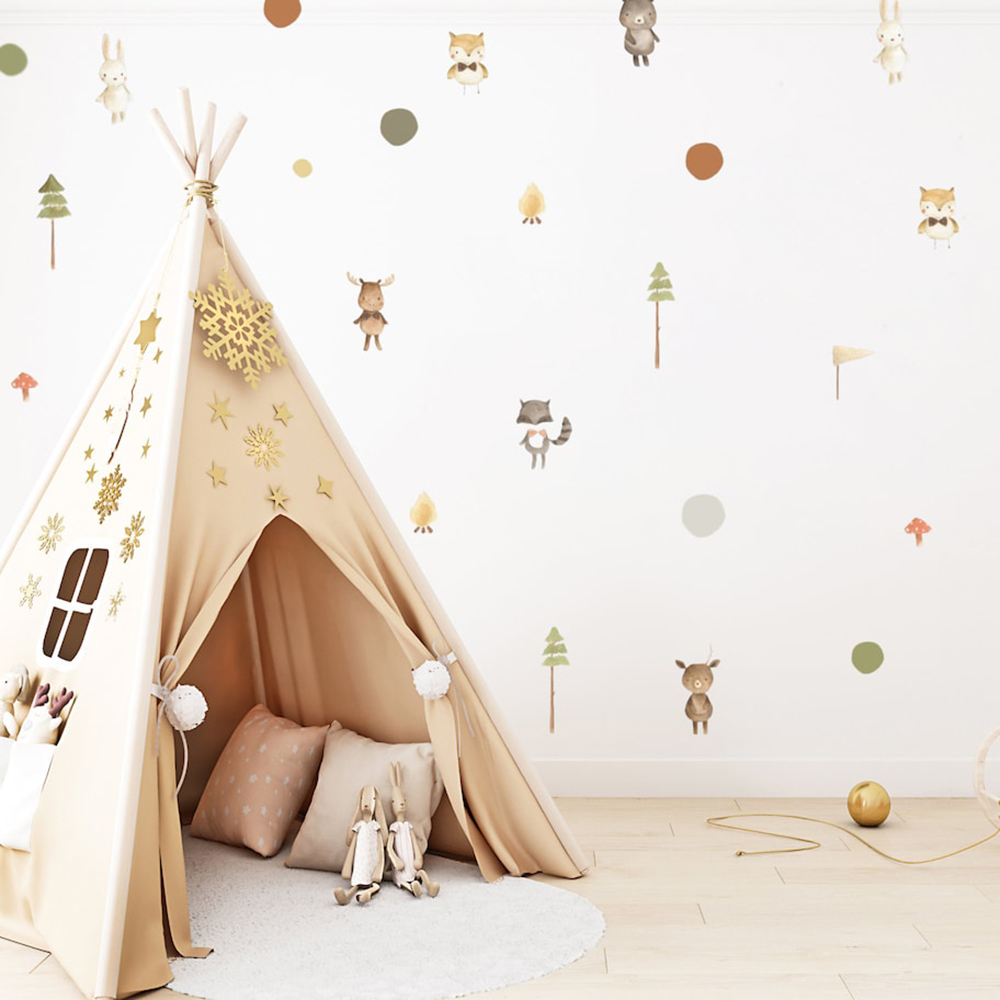 Cartone animato carino volpe c - Baby Nursery Package recensione e prezzo