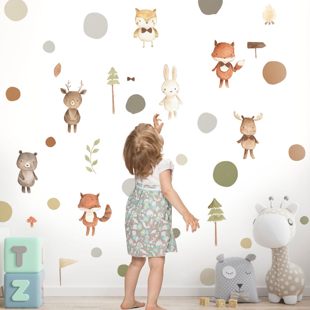 Cartone animato carino volpe c - Baby Nursery Package recensione e prezzo
