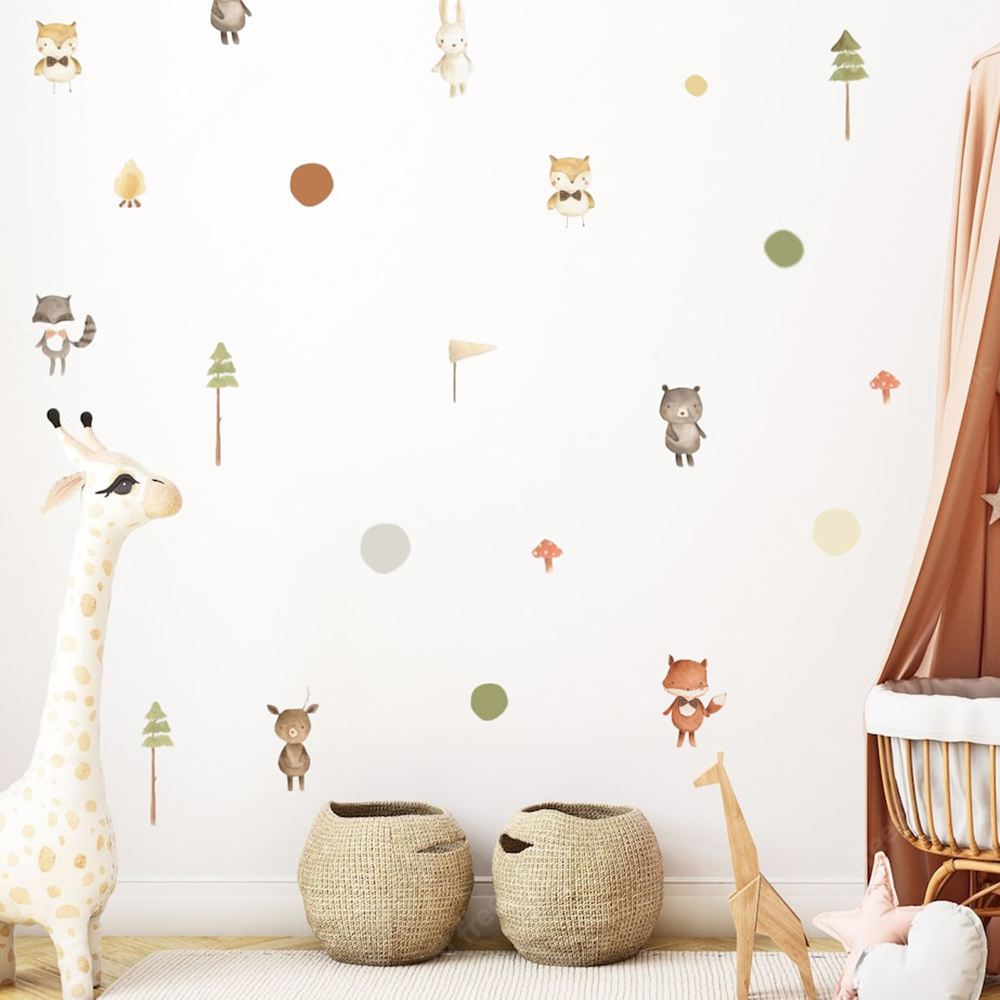Cartone animato carino volpe c - Baby Nursery Package recensione e prezzo
