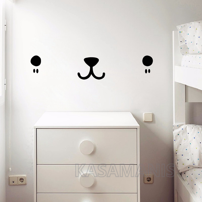 Carino Kawaii faccia Wall Art  - Baby Nursery Package recensione e prezzo