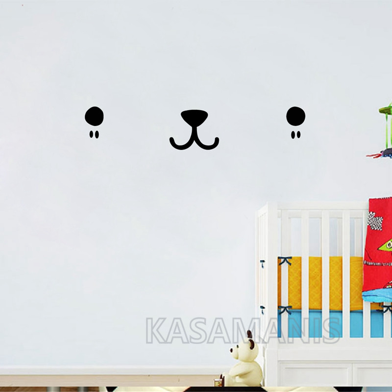Carino Kawaii faccia Wall Art  - Baby Nursery Package recensione e prezzo