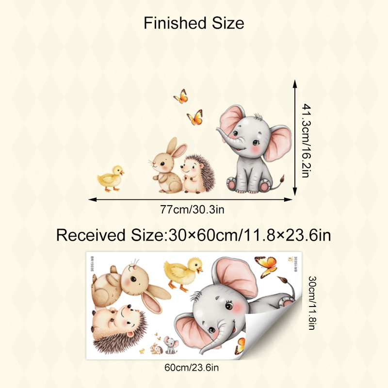 Adesivo da parete con animali  - Baby Nursery Wall Art recensione e prezzo