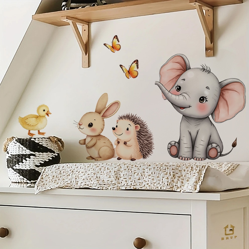 Adesivo da parete con animali  - Baby Nursery Wall Art recensione e prezzo