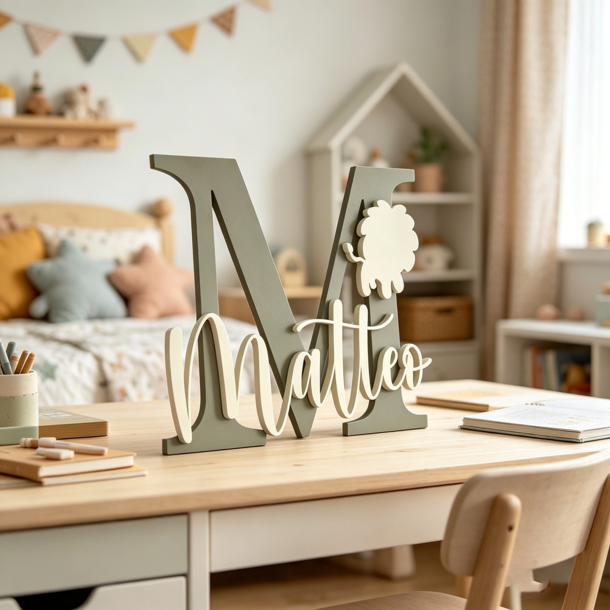 1 Pezzo Targa in Legno Persona - Baby Nursery Decorations recensione e prezzo