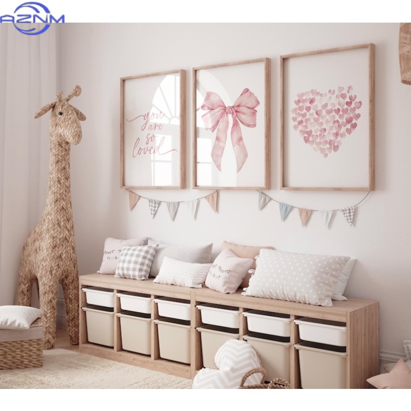 3 pezzi (poster su tela senza  - Baby Nursery Wall Art recensione e prezzo