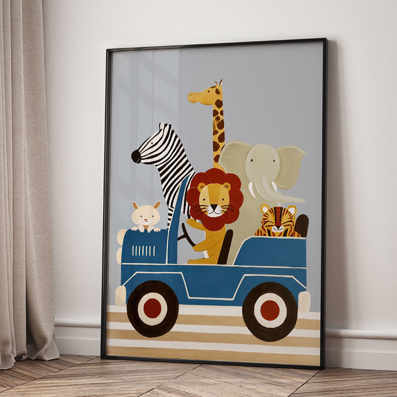 Divertenti Poster e Stampe su  - Baby Nursery Wall Art recensione e prezzo