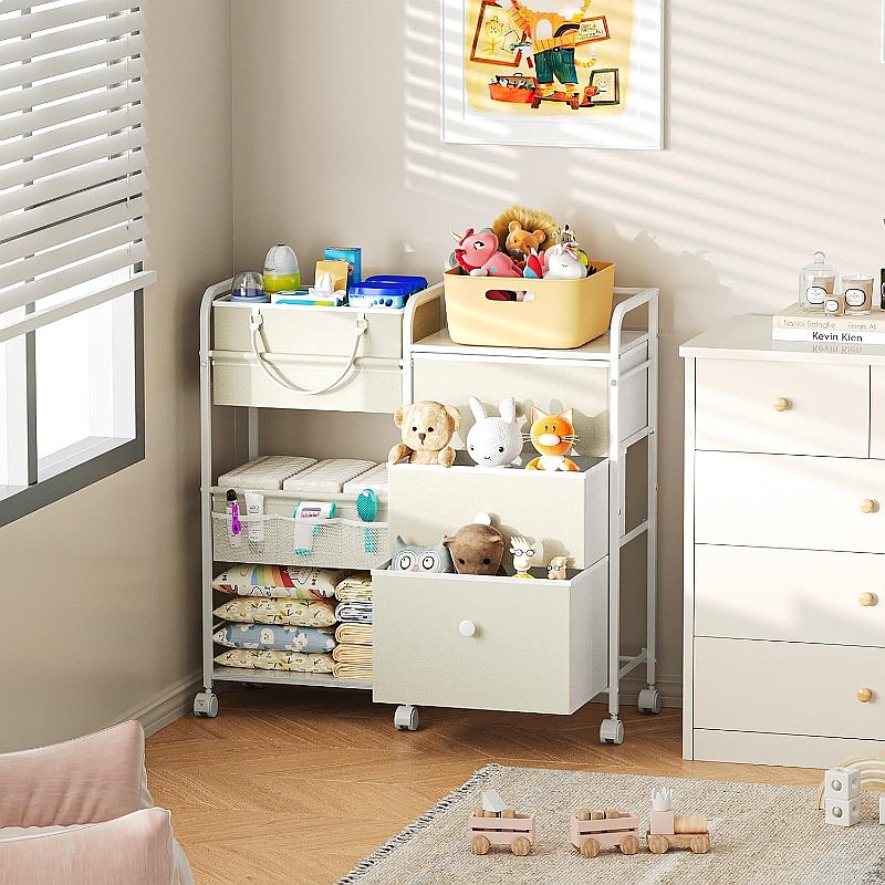 Carrello Porta Pannolini per N - Baby Nursery Drawers recensione e prezzo
