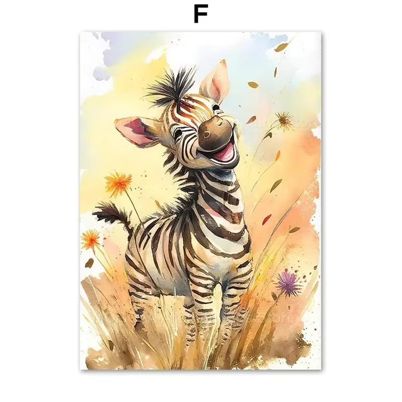 Quadri su Tela con Leone, Gira - Baby Zebra Nursery recensione e prezzo