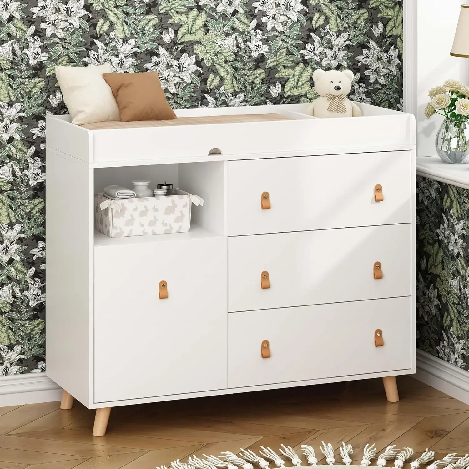 Comò per neonati con fasciatoi - Baby Nursery Drawers recensione e prezzo