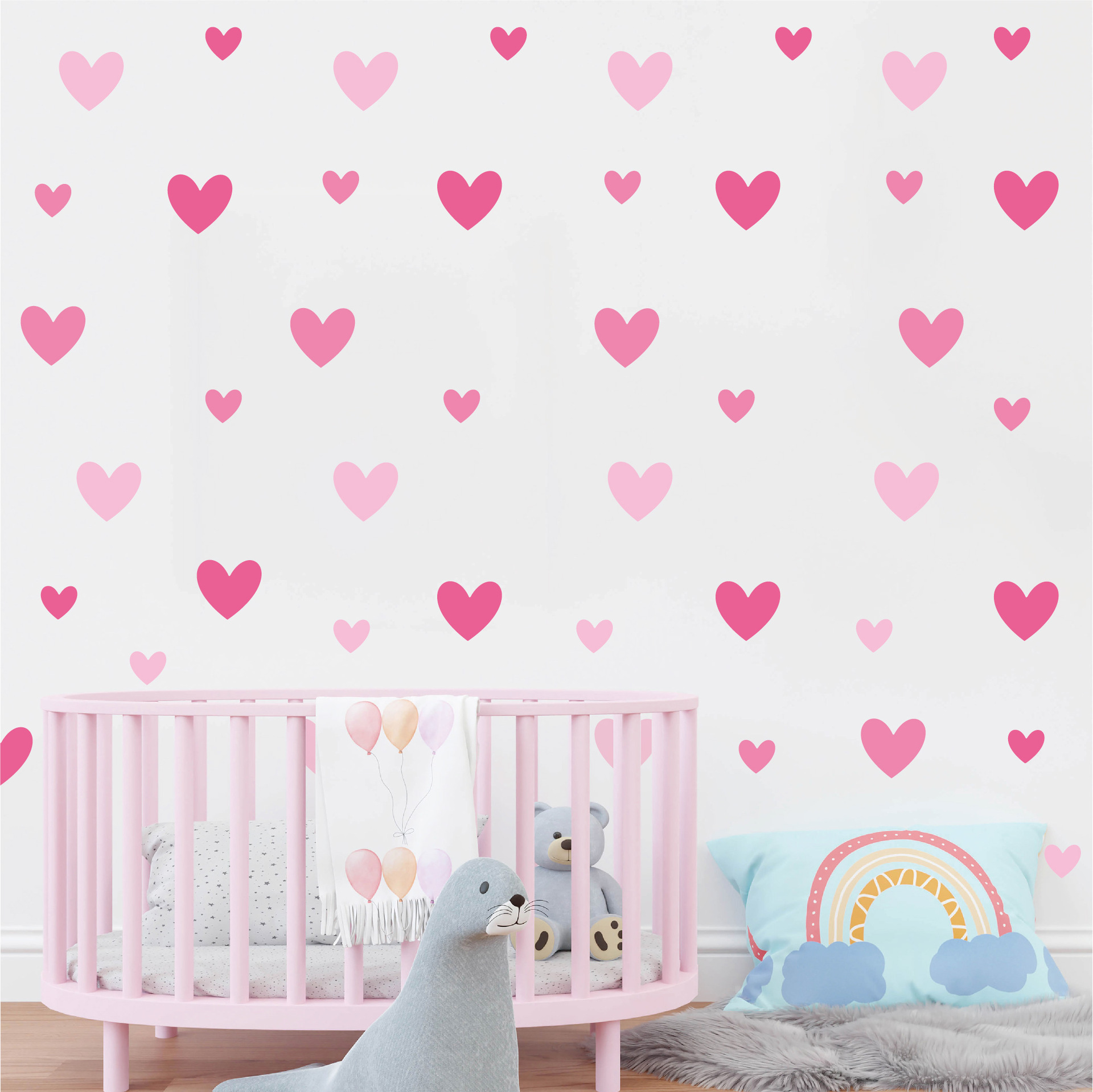 Adesivo da parete 3d con cuore - Baby Girl Nursery Quotes recensione e prezzo